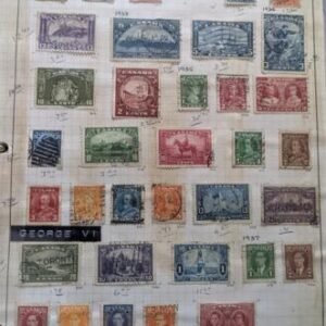 Canada 1970-1982 Used Collection in 3-Ring Binder