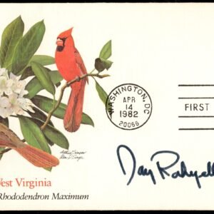US 1982 #2000 FDC Signed by Governor Jay Rockefeller of West Virginia