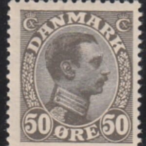 Denmark 122a NH F - VF Olive Gray cv $210