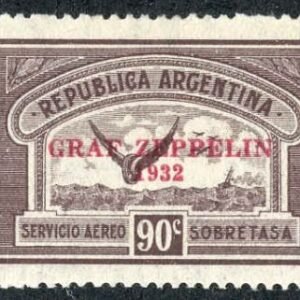Argentina 1930 C37  F-VF LH 90c single