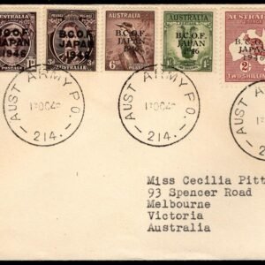 Australia M1-7 on Cover, Aust. Army P O