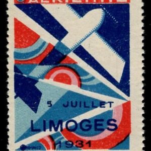 France 1931 International Airshow - Limoges Vignette NH