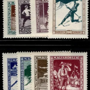 Hungary B80-B87 NH VF Boy Scouts