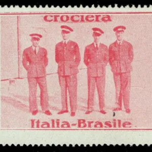Italy Vignette Honoring 1st Transatlantic Balbo Flight