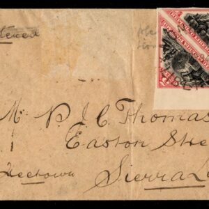 Liberia 1894 Cover to Sierra Leone