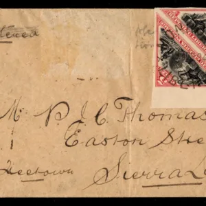 Liberia 1894 Cover to Sierra Leone
