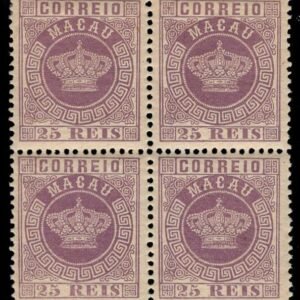 Macao 7 NH/LH F-VF  Block of 4