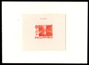 Philippines 528 Numbered Large Die Proof