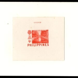 Philippines 528 Numbered Large Die Proof