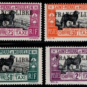 St. Pierre & Miquelon J42-J45 NH F-VF
