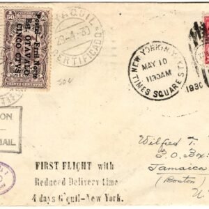 Ecuador/US 1930 1st Flight Guayaquil - New York