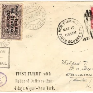 Ecuador/US 1930 1st Flight Guayaquil - New York