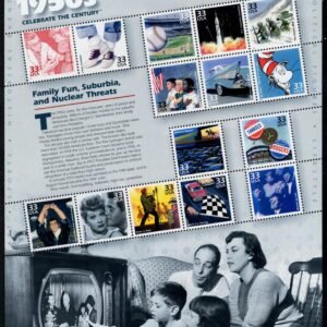 US 3187q Untagged Sheet on All But Left 2 Stamps NH VF