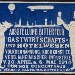 Germany 1910 Embossed Vignette for Hospitality Show