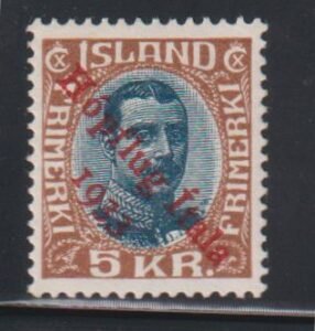 Iceland #C13 LH  VF - XF Pfc balance margins top and bottom  Cat Value: $600