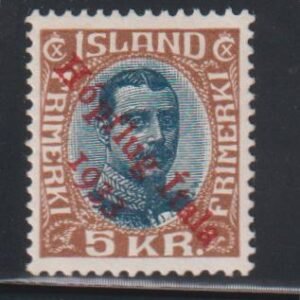 Iceland #C13 LH  VF - XF Pfc balance margins top and bottom  Cat Value: $600