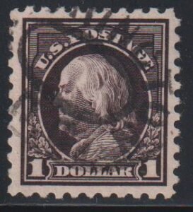 US Washington - Franklin #478 Used  VF - XF  large margins beautiful  Cat Value: $42.50 as 85