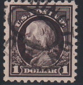 US Washington - Franklin #478 Used  VF - XF  large margins beautiful  Cat Value: $42.50 as 85