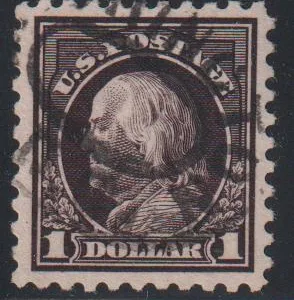 US Washington - Franklin #478 Used  VF - XF  large margins beautiful  Cat Value: $42.50 as 85