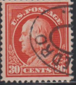 US Washington - Franklin #420 Used  XF  beautiful  Cat Value: $300 as 95
