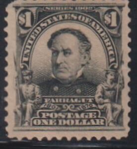 US Bureau and Regular Issues #311 Hinged Mint  VF  disturbed og short perf upper left  Cat Value: $575