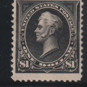 US Bureau and Regular Issues #261 Hinged/LH Mint  F - VF  large margins  Cat Value: $1000