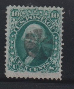 US Classics #96 Used  F - VF  nicely centered for this very thin paper variety  Cat Value: $300