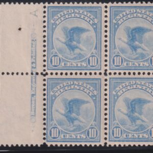 US Misc Back-of-the-book #F1 NH Mint  F - VF  pristine imprint margin block  Cat Value: $800