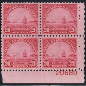US Modern #698 NH  VF  fresh plate block  Cat Value: $60