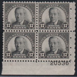 US Modern #697 NH Mint  XF  well centered plate block fresh  Cat Value: $50+