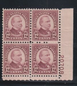 US Modern #693 NH Mint  XF well centered plate block fresh  Cat Value: $35