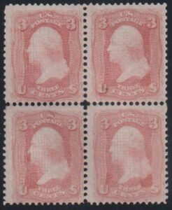 US Classics #94 LH Mint  F - VF no gum block of four fresh with PSE certain  Cat Value: $1250
