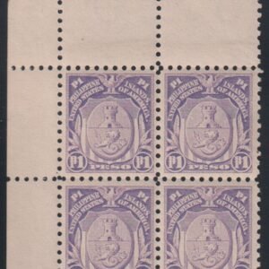 US Possessions - Philippines #284 NH  VF upper left corner block of 4 fresh  Cat Value: $1400