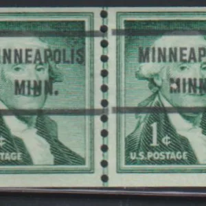 US Modern #1054b NH  VF They print large holes bureau pre cancel