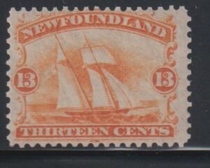 Newfoundland #30 NH Mint  F - VF Very fresh  Cat Value: $625