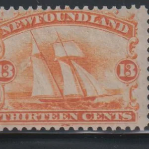 Newfoundland #30 NH Mint  F - VF Very fresh  Cat Value: $625