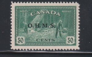Canada #O9 NH Mint  VF+  pristine  Cat Value: $230