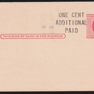 US Postal Stationery and Cut Squares #UX47 Mint  XF GE Postal Card XF Mint Type 2 Cat Value: $225
