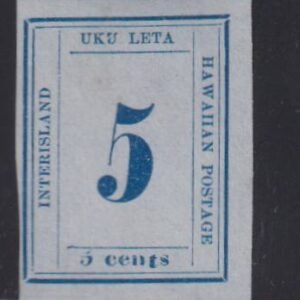 US Possessions - Hawaii #22 LH Mint  VF No gum 12 AVIII Post 7 sounmd PSAG cert Cat Value: $575