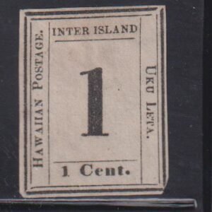 US Possessions - Hawaii #19 LH Mint  no gum tiny corner crease UR G-A-III pos 3 PSAG cert Cat Value: $625