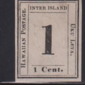 US Possessions - Hawaii #19 LH Mint  VF Small tear at top 6-A-V pos 5 PSAG Cert Cat Value: $625