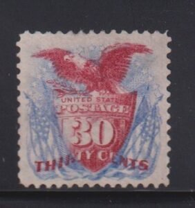US 1869 Pictorials #131 LH Mint  VF Fresh thin spot, expertly reperfed right Cat Value: $1100