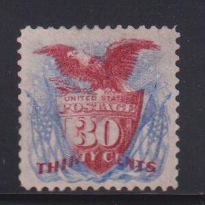 US 1869 Pictorials #131 LH Mint  VF Fresh thin spot, expertly reperfed right Cat Value: $1100