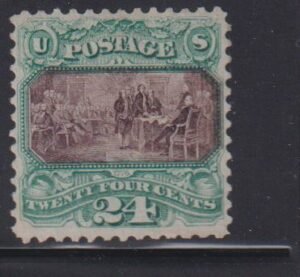 US 1869 Pictorials #130 Mint  VF Essentially no gum reperfed at right Cat Value: $1000