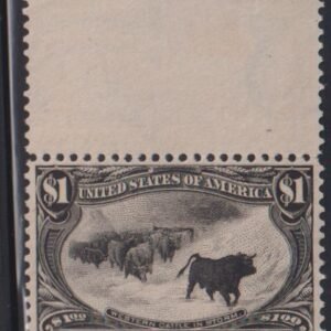 US Early Commemoratives #292 NH Mint  F - VF Top margin - pristine OG PF Cert Cat Value: $3750