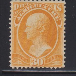 US Officials #O9 LH Mint  F+ No gum sound Cat Value: $275