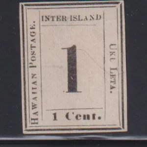 US Possessions - Hawaii #23 LH Mint  VF No gum 4 even margins Sound Pos 8-A-1X Cat Value: $300