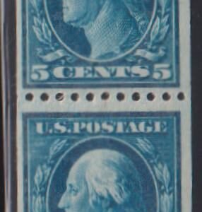 US Washington - Franklin #351 MintHinged F - VF