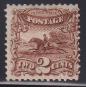 US 1869 Pictorials #124 MintHinged Just F