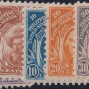 US Possessions - Philippines #285-89A,C,D LH F - VF+